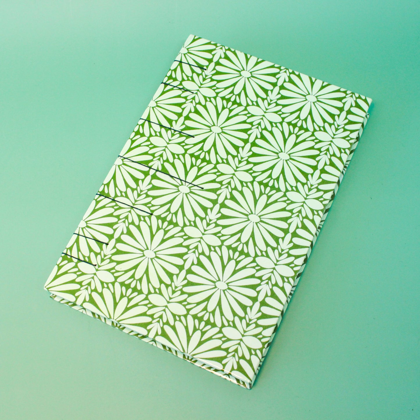 Light Green Tierra y Flor Large Coptic Stitch Book