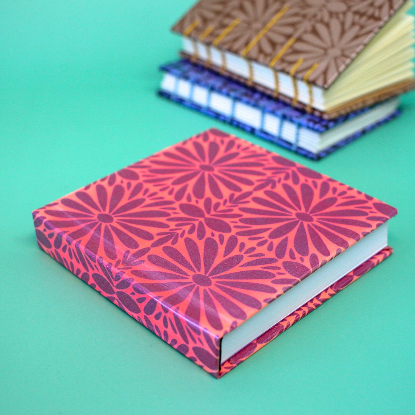 Pink Tierra y Flor Pocket Journal (4x4)