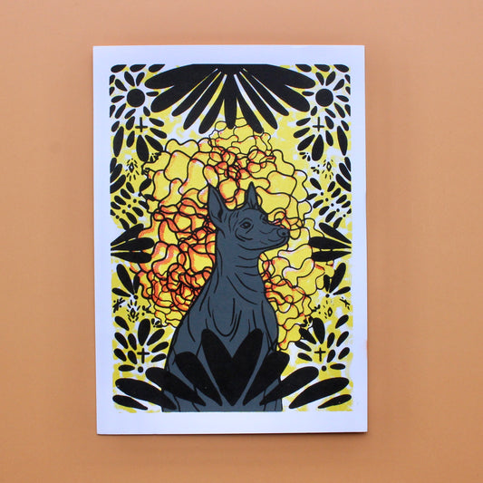 Xoloitzcuintli Screen print